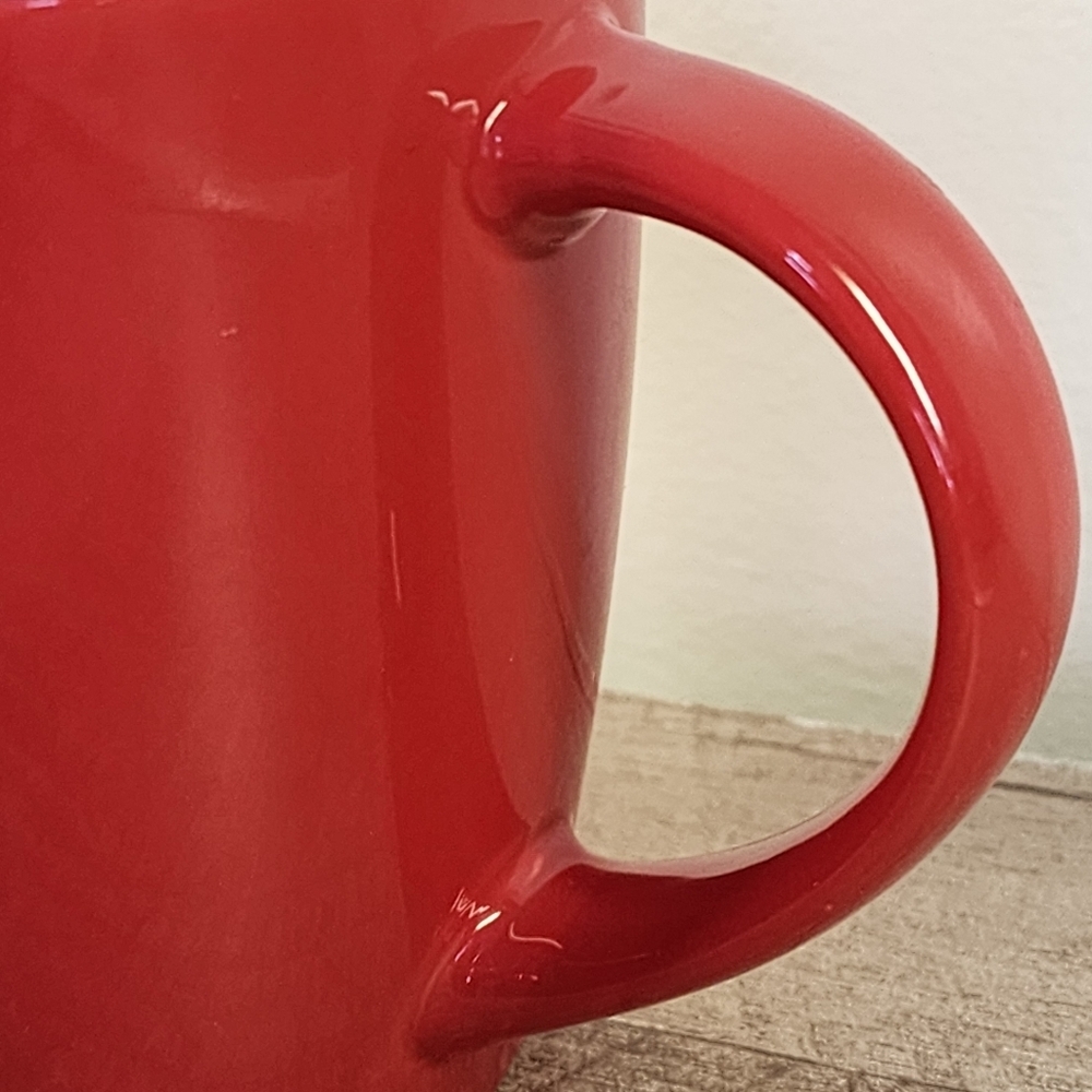 Starbucks 2020 Mermaid Logo Red & White Christmas Holiday 12 OZ Ceramic Mug - Picture 4 of 10